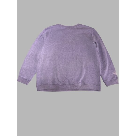 Karen Scott women's OX Sport Plus Womens Lavender Sweatshirt - Picture 12 of 15